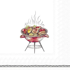 Guardanapo Unitario - BBQ TIME