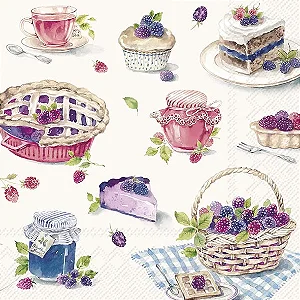 Guardanapo Unitario - BERRY AND BAKE