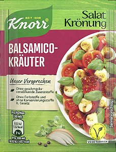 Knorr Salatkrönung Balsamico-Kräuter – Molho para Salada com Ervas e Balsâmico