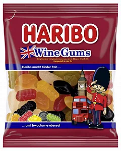 Haribo Wine Gums 175g - Importado da Alemanha