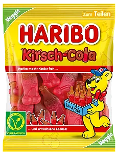 Haribo Kirsch Cola 175g — Importado da Alemanha
