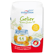 Südzucker Gelierzucker 1:1 1kg - Açúcar para Geléias e Compotas 1:1