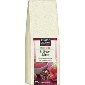 Chá de Morango e creme - King's Crown Erdbeer Sahne 250g