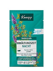 Sais de banho Kneipp Erkältungszeit Nacht - Tomilho, Abeto e Lavanda 60 g