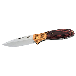 Canivete Herbertz CJH Taschenmesser, Zebrano-/Pakkaholz