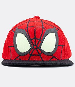Boné infantil marvel hom-aranha