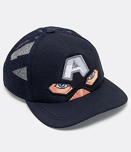 Boné infantil marvel cap