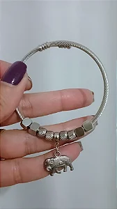 Bracelete aço inoxidável