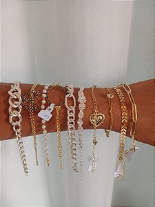 kit 10 Pulseiras  Sortidas