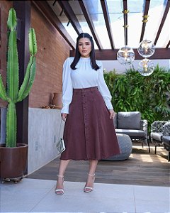 SAIA DYSTAK COLORIDA - MARROM