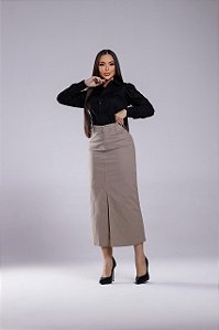 SAIA LARISSA - BEGE ESCURO