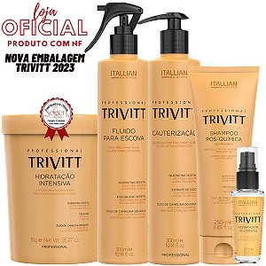 Kit Trivitt de 5 Produtos para Hidratação e Cauterização