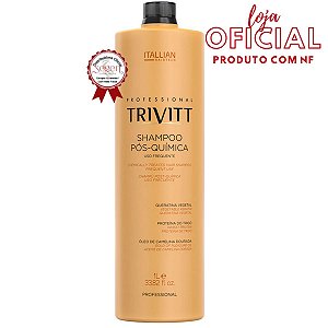Shampoo Trivitt 1L Pós-química para Uso Frequente