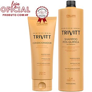 Kit Profissional Trivitt Shampoo 1 Litro e Condicionador 200ml