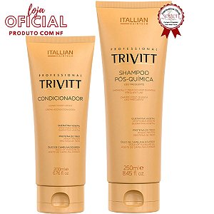 Kit Shampoo Trivitt Pós-quimica 250ml e Condicionador 200ml