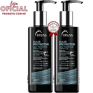 Truss Kit duo - 2 unidades de Hair Protector 250ml - Leave-in Desembaraçante e Protetor Solar para Maciez e Brilho