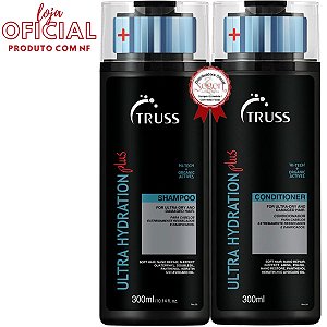 Truss Kit Ultra Hydration Plus Condicionador 300ml e Shampoo 300ml - Para Cabelos Extremamente Ressecados e Danificados