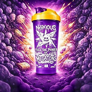Coqueteleira Noxious Labz NUKE Roxa 600ml