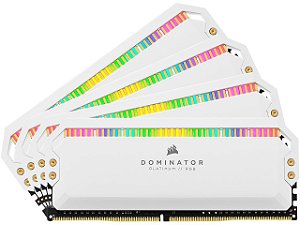 MEMORIA CORSAIR DOMINATOR PLATINUM RGB WHITE DDR4 64GB KIT 4X16GB 3200MHZ