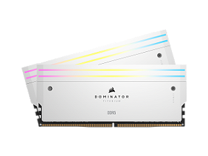 MEMORIA CORSAIR DOMINATOR TITANIUM 48GB 2X24GB 7200MHZ DDR5 RGB WHITE