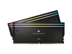 MEMORIA CORSAIR DOMINATOR TITANIUM 32GB 2X16GB 7200MHZ DDR5 RGB BLACK