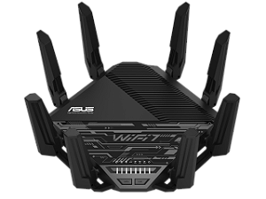 ROTEADOR ASUS RT-BE96U BE19000 802.11BE TRI-BAND PERFORMANCE WIFI 7 DUAL 10G PORT 320MHZ