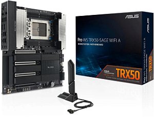 PLACA MAE ASUS PRO WS TRX50-SAGE WIFI A CEB WORKSTATION PCIE 5.0 X 16 M.2 USB4 10GB 2.5 GB LAN STR5