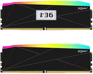 MEMORIA V-COLOR OLED XFINITY+ DDR5 64GB 2x32GB 8000MHZ AMD EXPO RGB OLED DISPLAY CL40