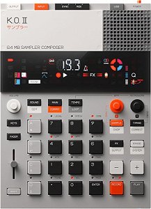 SAMPLER TEENAGE ENGINEERING EP–133 K.O. II CAIXA DE RITMOS SEQUENCIADOR COM MICROFONE EMBUTIDO