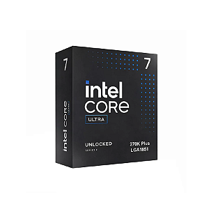 PROCESSADOR INTEL CORE ULTRA 7 270K PLUS SERIES 2 ARROW LAKE 24-CORE (8P+16E) 5.5GHZ 125W LGA 1851 BX80768270K