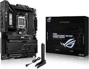 PLACA MAE ASUS ROG CROSSHAIR X870E DARK HERO PCI-E 5.0 DDR5 USB4 M.2 WIFI ATX AM5