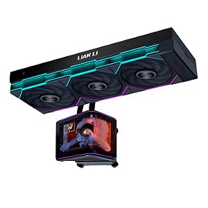 WATER COOLER LIAN LI HYDROSHIFT II OLED CURVED 360TL RGB 3X120MM TL FANS TELA DE 6.67" LGA 1851/1700 AMD AM5/4