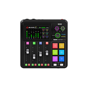 MIXER RØDECASTER DUO COMPACT ALL-IN-ONE PARA MUSIC PODCASTING STREAMING CRIADOR DE CONTEUDO