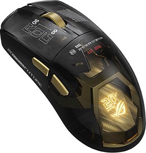 MOUSE ASUS ROG 20TH EDITION HARPE II EXTREME WIRELESS GAMING 82GR 65K SENSOR OPTICAL BLACK