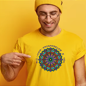 Camiseta Paz, Amor, Prosperidade e Vida