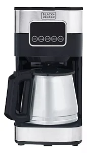 Cafeteira Elétrica Programável Painel Digital CM350-G Black Decker