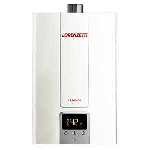 Aquecedor De Água A Gás Bivolt LZ 1600DE GN Digital Lorenzetti