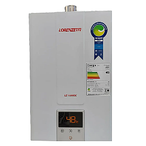 Aquecedor De Água A Gás Lorenzetti Lz 1600 De 15 Litros Glp
