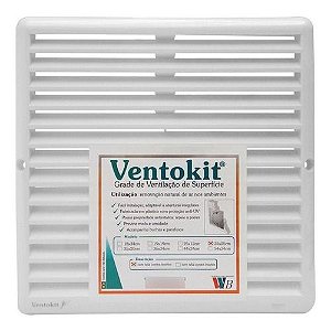 Grade De Ventilação De Superfície 25x25 C/ Tela Anti-inseto