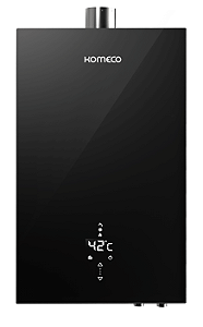 Aquecedor De Água A Gás Komeco Ko 21 Bk Decor Black 21 Litros Preto GN