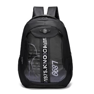 Mochila Masculina p/ Escola e Faculdade Resistente Impermeável Bolso de Notebook (A62)