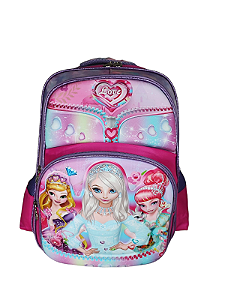 Mochila Feminina Infantil Colorida Trio Garotas ( 2359 )