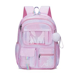 Mochila Feminina Infantil Colorida Trio Garotas ( 8788 )