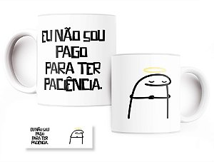 Caneca Florks Meme O Problema Não é Acordar Cedo, é Acordar Pobre