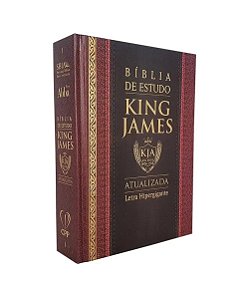 Bíblia De Estudo King James - Capa Dura