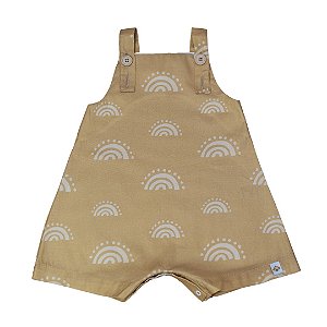 Macaquinho brincar arco-iris