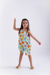 Macaquinho Tutu Frutas