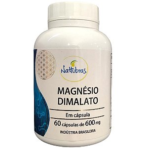 Magnésio Dimalato 120 caps 600mg