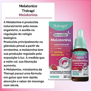 Melatonina Gotas Morango 20ml