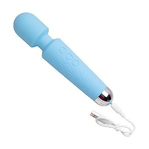 Vibrador Varinha Mágica 28 Modos Usb Yaffa